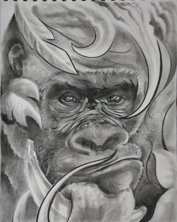 Tattoos - Gorilla - 27591